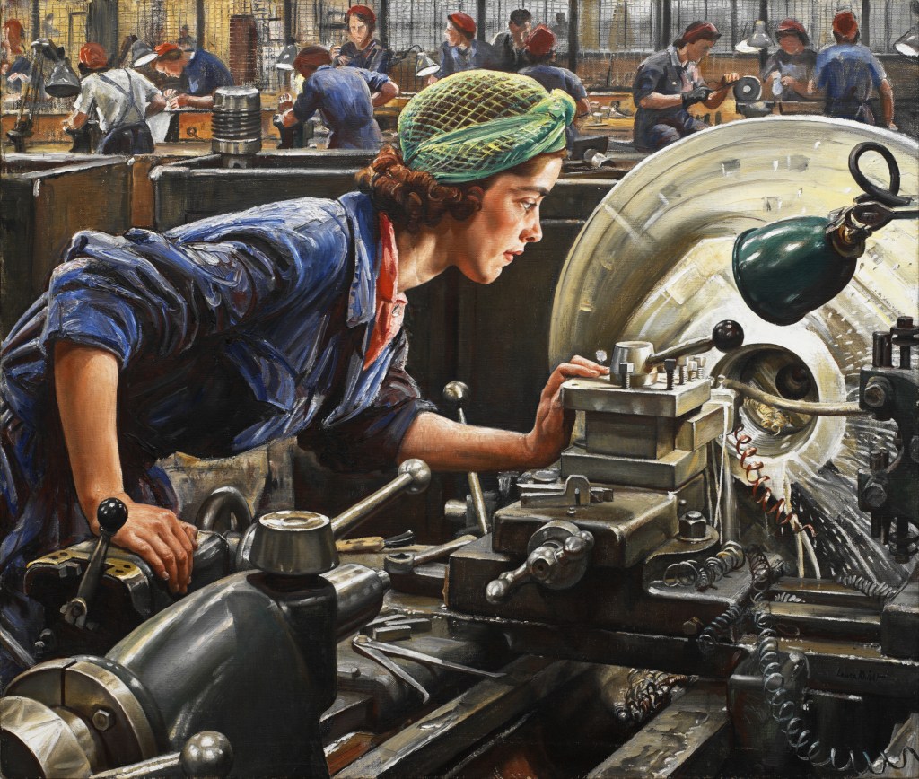 Ruby Loftus in fabbrica di Laura&nbsp;Knight