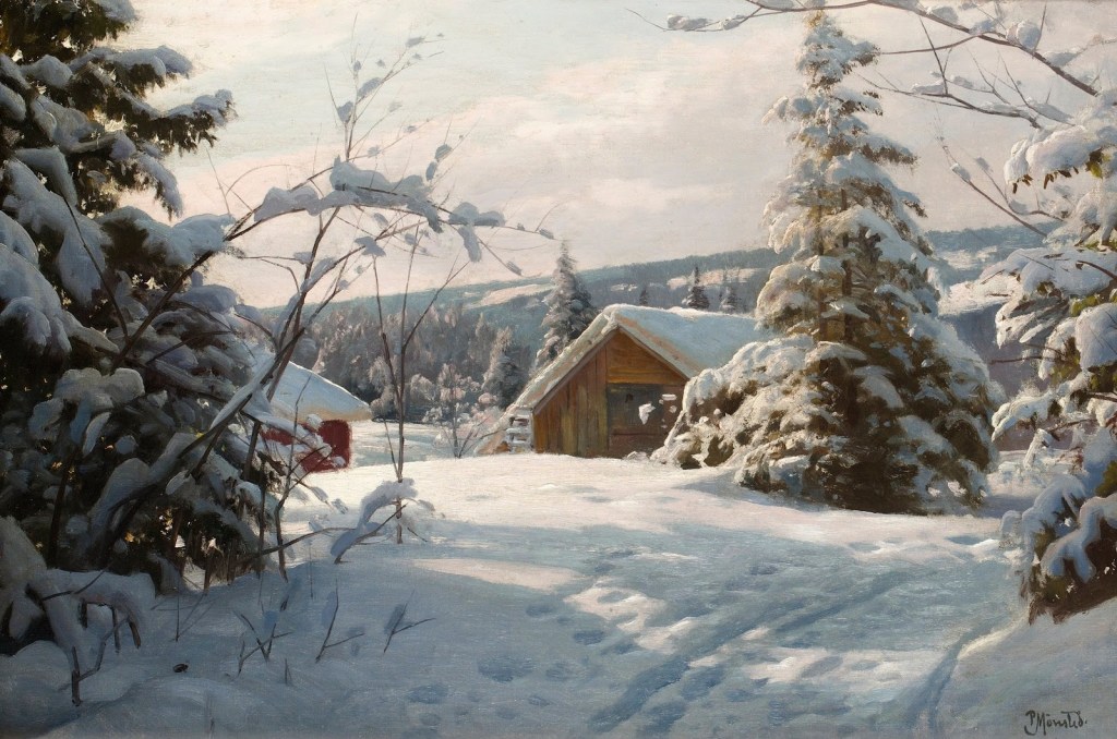 Paesaggio invernale di&nbsp;Mønsted