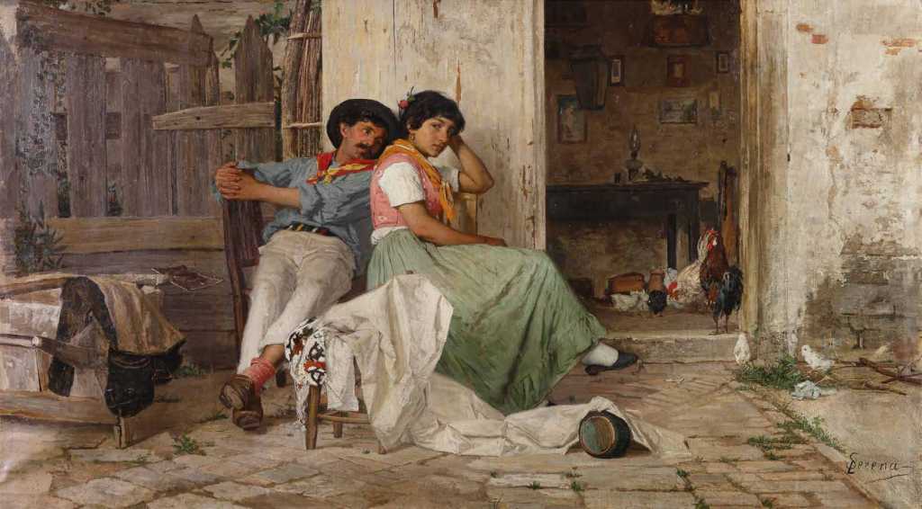 La morosa in collera di Luigi Serena