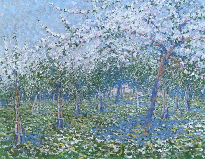 Meli in fiore di Charles Frechon