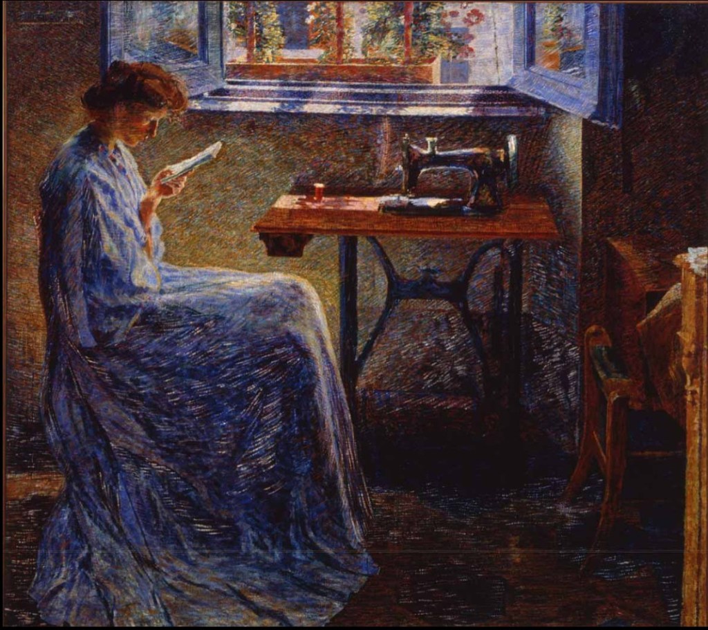 Romanzo di una cucitrice di&nbsp;Boccioni