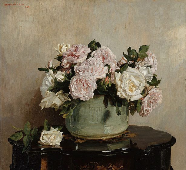 Vaso di rose di Hans Heysen